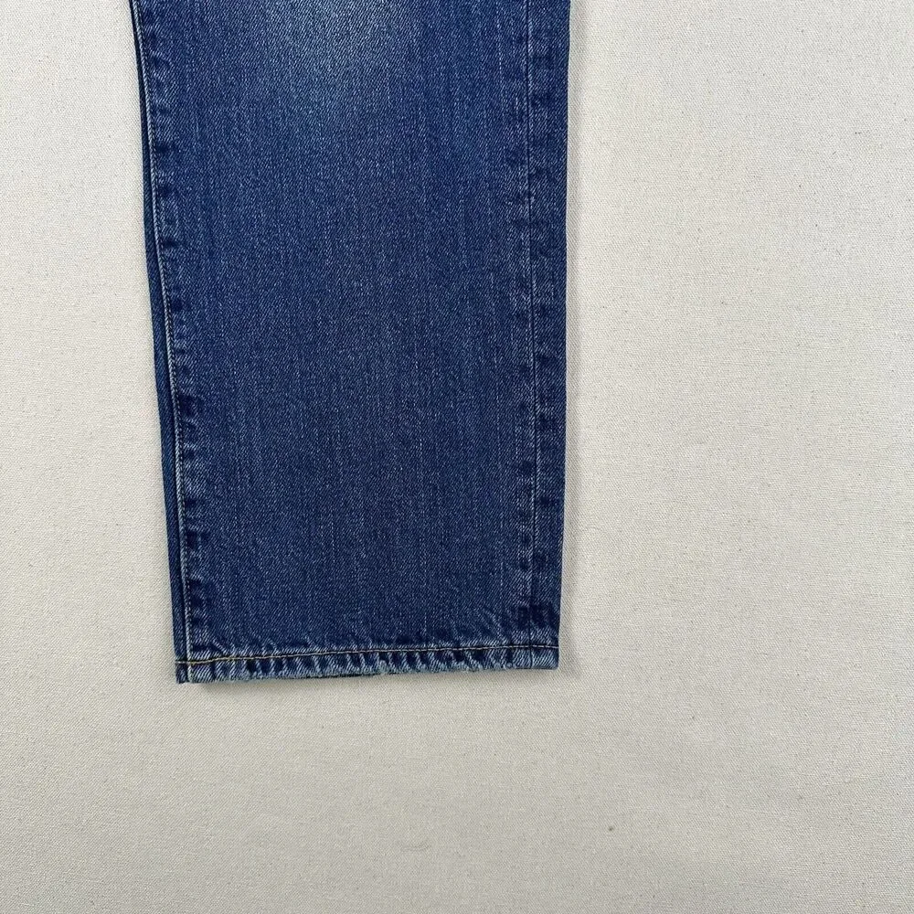 Outerknown Dune High Rise Slim‎ Fit Jeans Women’s 31 Blue Denim Stretch Pants